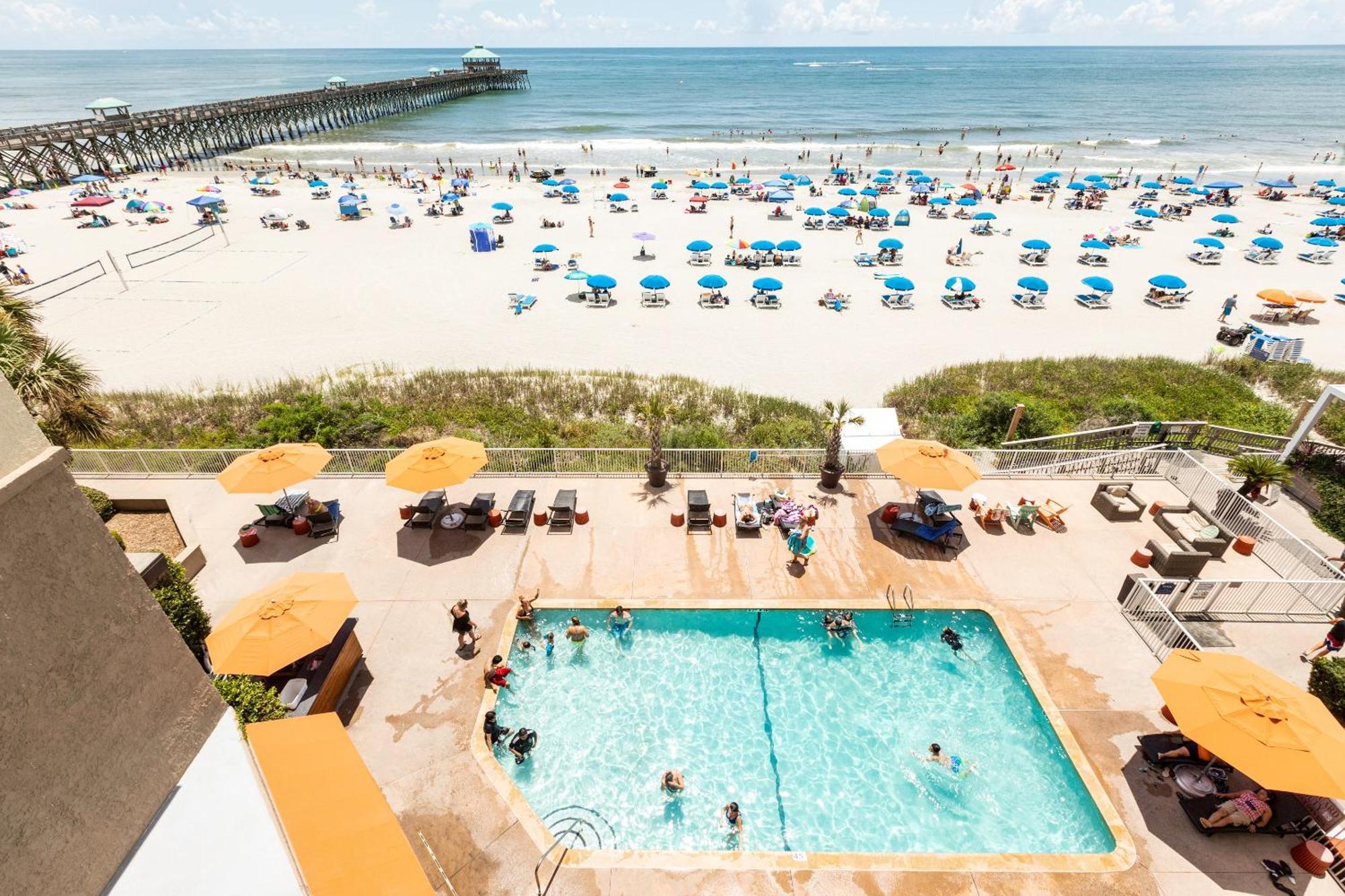 Tides Folly Beach, Charleston'S Oceanfront Hotel Eksteriør bilde